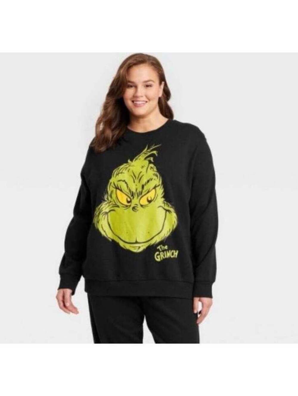 The grinch Christmas crewneck sweater 1x